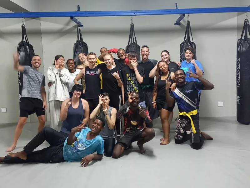 The Mighty Warriors family after class