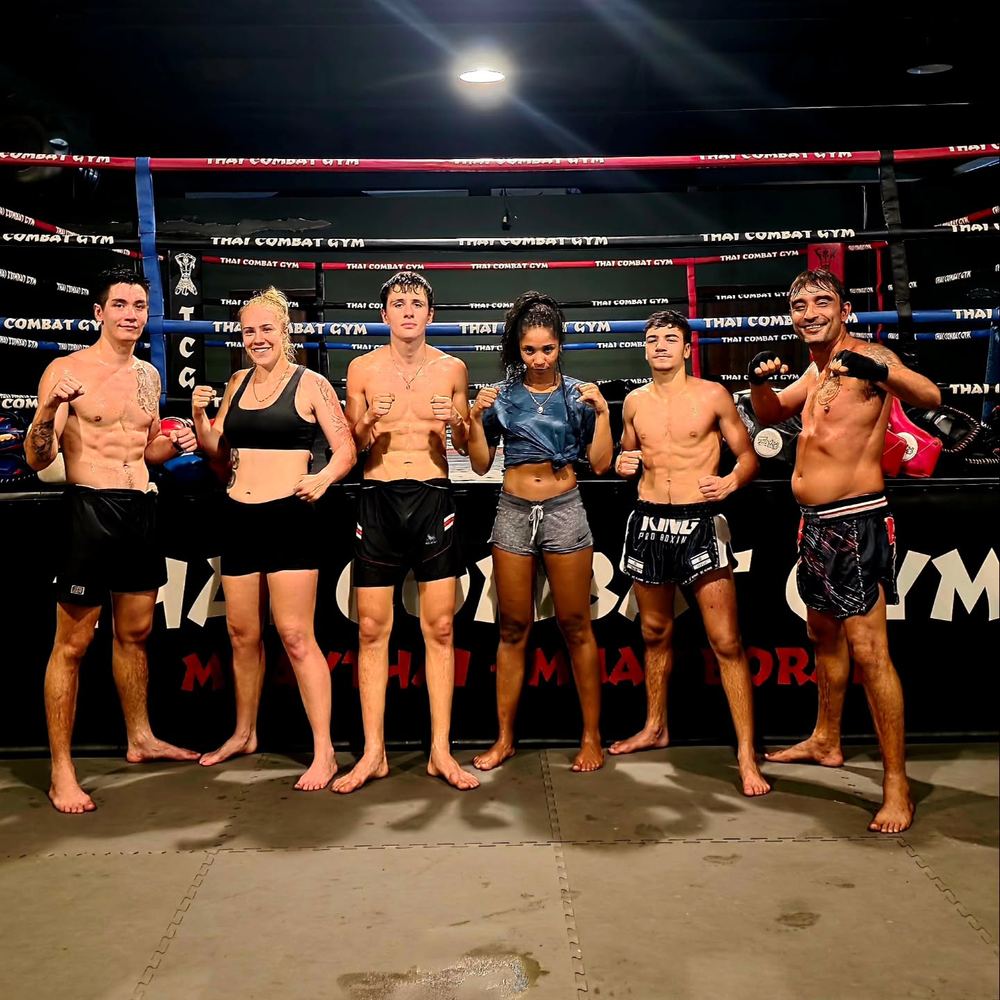 A group class at Thai Combat Gym