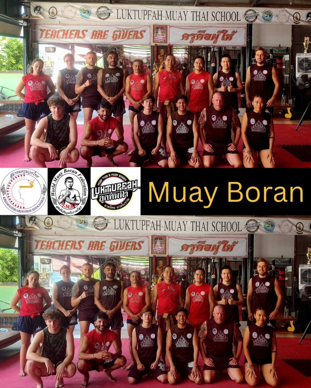Kru Lloyd at Luktupfah Muaythai school