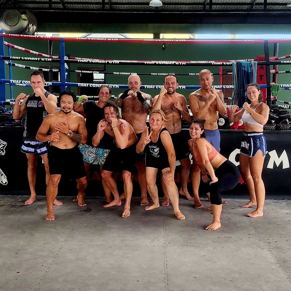 Morning crew at Thai Combat Gym