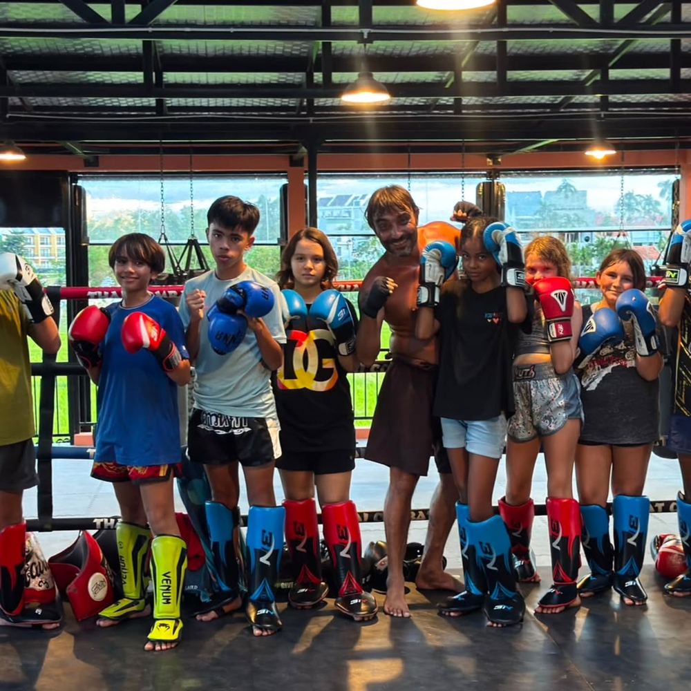 Teens Muaythai class at Thai Combat Gym