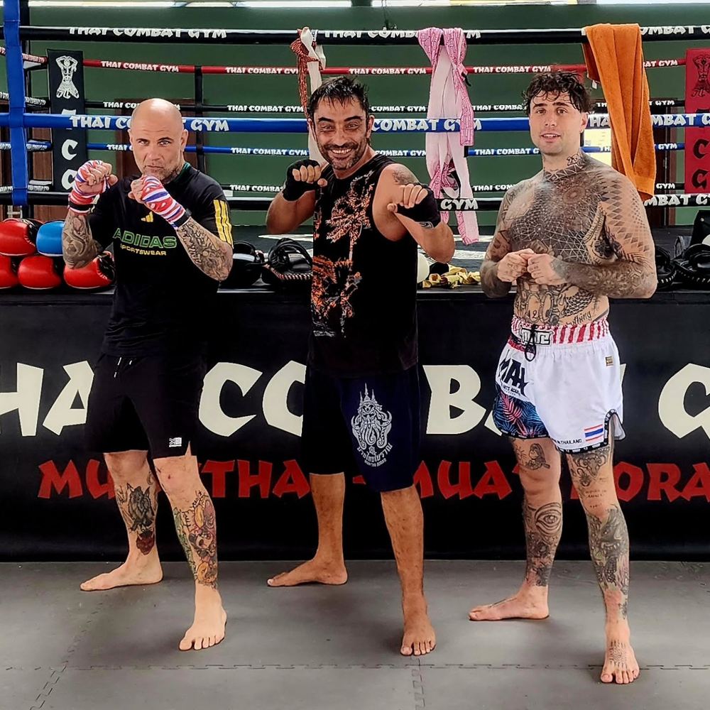 Training at Thai Combat Gym